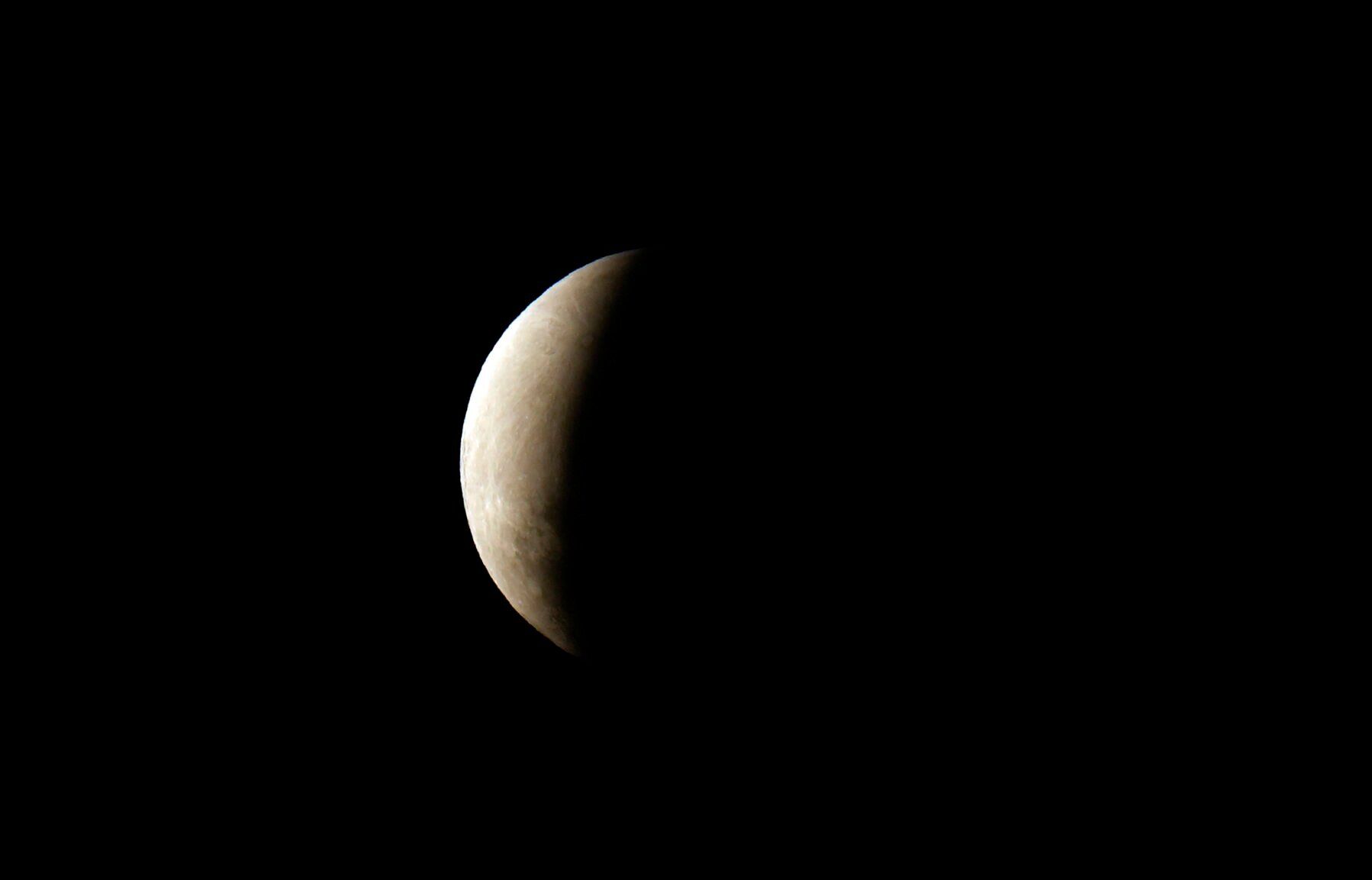 APTOPIX Paraguay Moon Eclipse